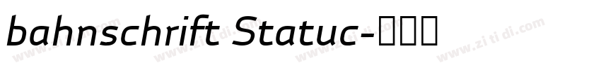 bahnschrift Statuc字体转换